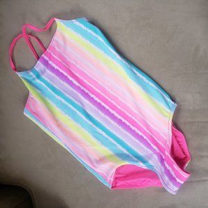 NWT Justice Reversible Tank Bathing Suit Size 18